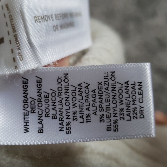 LOFT Multicolor Wool Blend Longline Cardigan L petite - Picture 5 of 6